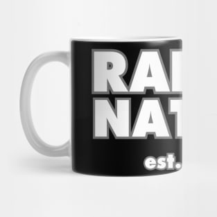 Raider Nation in Black Mug